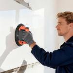 VEVOR Vacuum Suction Cup, 8-Inch Vacuum Glass Lifter with Metal Handle, 429 lbs Max Lifting Capacity Tile Suction Cup Tool with Carrying Case for Lifting Large Tile, Granite, Drywall, Windows (2-Pack)