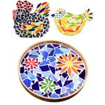 1.1lb Ceramic Mosaic Tiles for Crafts, Leaf Mosaic Pieces Porcelain Mosaic Tiles for Mosaic DIY, Stained Ceramics Supplies (Red)