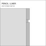 GEOONA 15 Pcs Marble Tile Edge Trim,12 Inch Marble Pencil Liner Both Side Polished for Bathroom, Backsplash, Kitchen, Tile Shower (15 - Black)