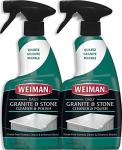 Weiman Granite Cleaner and Polish - 16 Ounce 2 Pack - For Granite Marble Soapstone Quartz Quartzite Slate Limestone Corian Laminate Tile Countertop and More