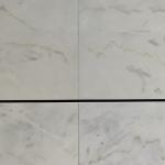 GEOONA 15 Pcs Marble Tile Edge Trim,12 Inch Marble Pencil Liner Both Side Polished for Bathroom, Backsplash, Kitchen, Tile Shower (15 - Black)