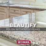 Weiman Granite Cleaner and Polish - 16 Ounce 2 Pack - For Granite Marble Soapstone Quartz Quartzite Slate Limestone Corian Laminate Tile Countertop and More