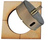 3.5" Diamond Hole Saw 3 1/2" Diamond Hole Saw for Shower Diverter Valve Porcelain Tile and Ceramic Tile Sink Drain and Granite Countertops 3 1/2 in Tile Hole Saw 3 1/2 Glass Hole Saw for Aquariums