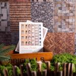 60Pcs Dream Builder Series Washi Paper Scrapbook Stickers, Window Porcelain Wood Stone Roof Texture Stickers Kit for Scrapbooking, Junk Journal Ephemera, DIY Crafts Waterproof Journaling Supplies