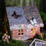 60Pcs Dream Builder Series Washi Paper Scrapbook Stickers, Window Porcelain Wood Stone Roof Texture Stickers Kit for Scrapbooking, Junk Journal Ephemera, DIY Crafts Waterproof Journaling Supplies