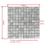 Stone Center Online Moleanos Beige Golden Beach Limestone 1x1 Square Mosaic Tile Honed Kitchen Bath Wall Floor Backsplash Shower (1 Sheet)