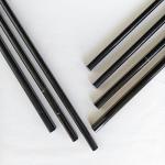 Jusmioke Black Marble Pencil Tile, 10 Pack 0.39in x 12in Marble Tile Edge Trim Polished for Kitchen Backsplash, Bathroom and Shower Walls