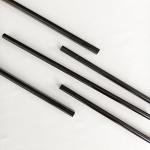 Jusmioke Black Marble Pencil Tile, 10 Pack 0.39in x 12in Marble Tile Edge Trim Polished for Kitchen Backsplash, Bathroom and Shower Walls