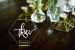 Cedar and Ink Set of 10 Large Hexagon Sign Blanks - Wedding Shower DIY Glass Tiles with Stand for Acrylic Table Numbers 1-20 (5.5" - Pack of 10)