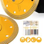 5" Diamond Blade Porcelain Tile Saw Blade with 5/8"-11 Flange for Granite Marble Tile Cutting