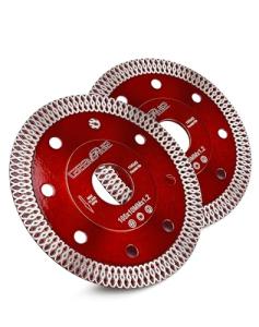 Casaverde 2Pcs/Lot Super Thin 4" Diamond Porcelain Cutting Blade for Cutting Ceramic or Porcelain Tiles