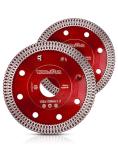 Casaverde 2Pcs/Lot Super Thin 4" Diamond Porcelain Cutting Blade for Cutting Ceramic or Porcelain Tiles
