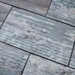 DICOFUN Distressed Wood Peel and Stick Backsplash Wall Tiles, 12"x12" Thick PVC Subway Tile for Kitchen Backsplash, 10 Sheets