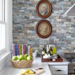 DICOFUN Distressed Wood Peel and Stick Backsplash Wall Tiles, 12"x12" Thick PVC Subway Tile for Kitchen Backsplash, 10 Sheets