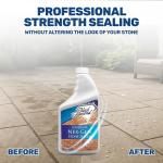 Black Diamond Stoneworks NEX-GEN Natural Stone Penetrating Sealer: Long-Lasting Protection Interior and Exterior ; Granite, Marble, Travertine, Limestone, Grout, Tile, Brick, Slate Floors (1-Gallon)
