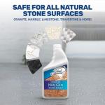 Black Diamond Stoneworks NEX-GEN Natural Stone Penetrating Sealer: Long-Lasting Protection Interior and Exterior ; Granite, Marble, Travertine, Limestone, Grout, Tile, Brick, Slate Floors (1-Gallon)