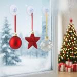 Dependable Industries inc. Essentials 18-Pack Clear Suction Cups with Metal Hangers – Strong Removable & Reusable Window Holders for Christmas Lights, Holiday Decorations, Glass & Tile, 1.75"