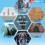 DKIBBITH 5 Packs 1/4" Diamond Drill Bits for Tile, Porcelain, Ceramic, Granite, Marble, Stone, Glass, Dry Drilling Tile Drill Btis with Storage Case and 1/4" Round Shank.