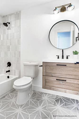 Allora Hexagon Matte Porcelain Shower Tile 8.5"x10