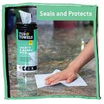 Tub O Towels Granite, Tile, and Marble Cleaning Wipes - Clean, Polish, and Seal, 40-7” x 8” Wipes Per Tub, 2-Pack, white (TW40-GR-2)