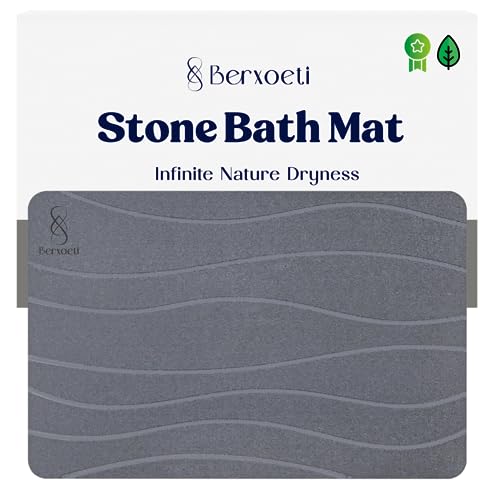 Quick-Drying Diatomaceous Stone Bath Mat