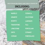 Tub O Towels Granite, Tile, and Marble Cleaning Wipes - Clean, Polish, and Seal, 40-7” x 8” Wipes Per Tub, 2-Pack, white (TW40-GR-2)