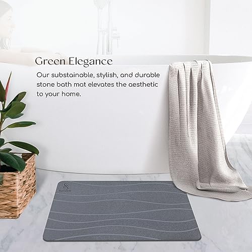 Quick-Drying Diatomaceous Stone Bath Mat