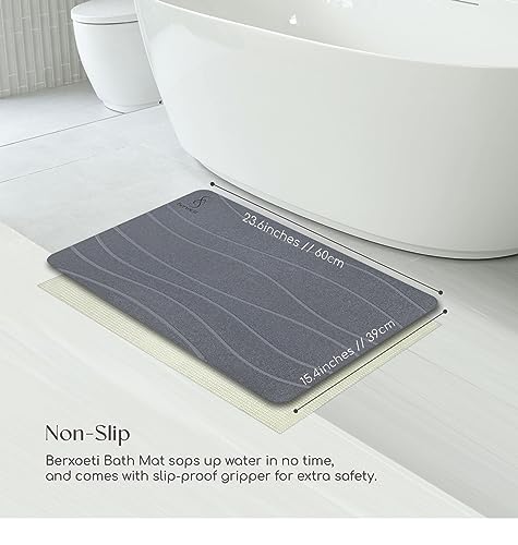 Quick-Drying Diatomaceous Stone Bath Mat
