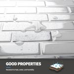 Art3d 10-Sheet Peel and Stick Backsplash Tile in White Marble, Self-Adhesive Wall Tiles Stick on Kitchen Laundry Room RV Renter - 12 x 12 Inch