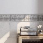 Lovdeco Carrara White 3/5" X 12" Marble Pencil Liner Tile, Edge Trim Molding for Shower and Backsplash, Bullnose Tile Trim Polished, 10 Pcs/Box