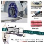 6" Diamond Turbo Blade Granite Blade for Granite Marble Porcelain Tile Wet/Dry Cutting