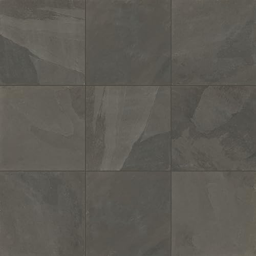 Daltile Brazil Black Slate Shower Floor Tile