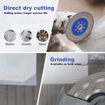 4.5" Tile Grinding Blade Porcelain Blade with Arbor 5/8"-11 for Cutting and Grinding Granite Marble Tiles