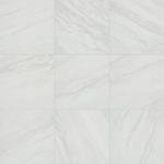 Daltile Perpetuo 12" X 12" Porcelain Marble Look Floor & Wall Tile in Polished Timeless White (13 pieces per carton) (12.22 sqft per carton)