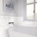 Daltile Perpetuo 12" X 12" Porcelain Marble Look Floor & Wall Tile in Polished Timeless White (13 pieces per carton) (12.22 sqft per carton)