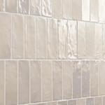 Malta 2.5" x 8" Zellige Ceramic Subway Tile (5.38 Sq. Ft. / Case) (Cream)