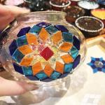 MECCANIXITY 9mm Square Mosaic Tiles, 300g Ceramic Mosaic Pieces Glazed Porcelain Tiles Bulk for Vase Flower Pots Aquarium Decor Garden Project DIY Art Craft, Emerald Green