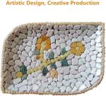 1.1LB Irregular Ceramics Mosaic Tiles, Mosaic Pieces Stones for DIY Mosaic Making Craft Hobby Arts Home Wall Decoration (Coffee)