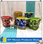 1.1LB Irregular Ceramics Mosaic Tiles, Mosaic Pieces Stones for DIY Mosaic Making Craft Hobby Arts Home Wall Decoration (Coffee)