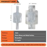 60pcs Premium Peel and Stick Backsplash Tiles,Glossy Blue Marble Look Elevated 3D Textured DIY Self Adhensive Wall Tiles for Kitchen & Bathroom,High-End Finished,Easy Cut & Install