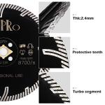Diapro Diamond Granite Blade 7" for Cutting and Grinding Granite Marble Porcelain Tile (7"-1pc)…