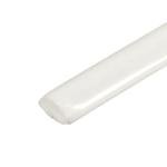 TileHQ 1/2" x 12" Ceramic Jolly Trim in Glossy Elegant White (4 PCS Per Set)