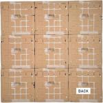 4 in Ceramic Tile Gloss 4 1/4" Box of 10 Pieces for Bathroom Wall and Kitchen Backsplash by Tenedos – Glossy Finish, Classic Look (Cobalt Blue)