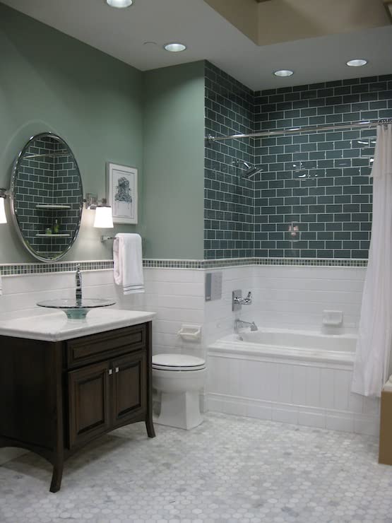Carrara White Marble Hexagon Shower Floor Tile