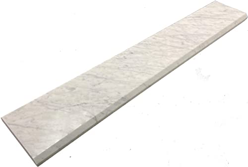 Carrara Marble Shower Curb Threshold - Polished 5x36