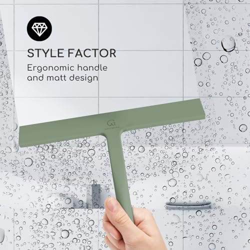 GÜTEWERK 9-Inch Green Shower Door Squeegee