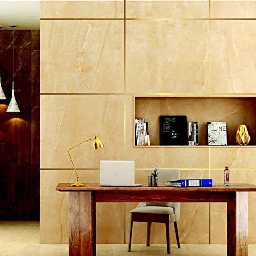 Gold Peel and Stick Tile Stickers - 166 Ft