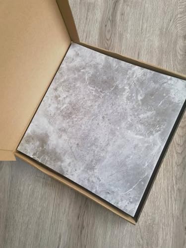 Rock Gray Marble Peel and Stick Tile 12"x12