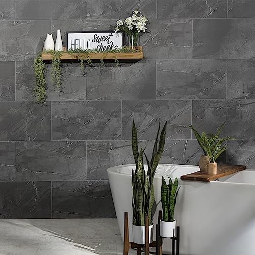Palisade Interlocking Waterproof Tiles in Cracked Slate