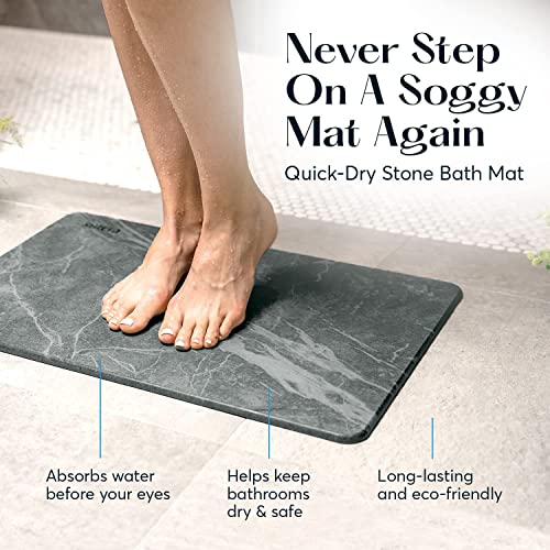 SUTERA Diatomaceous Earth Non-Slip Shower Mat